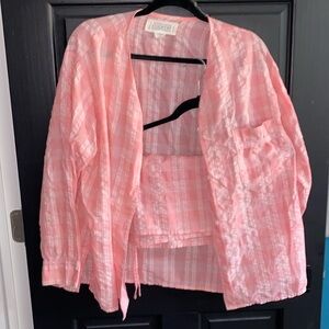 vintage victoria’s secret country quality cottons two piece sleepwear!!